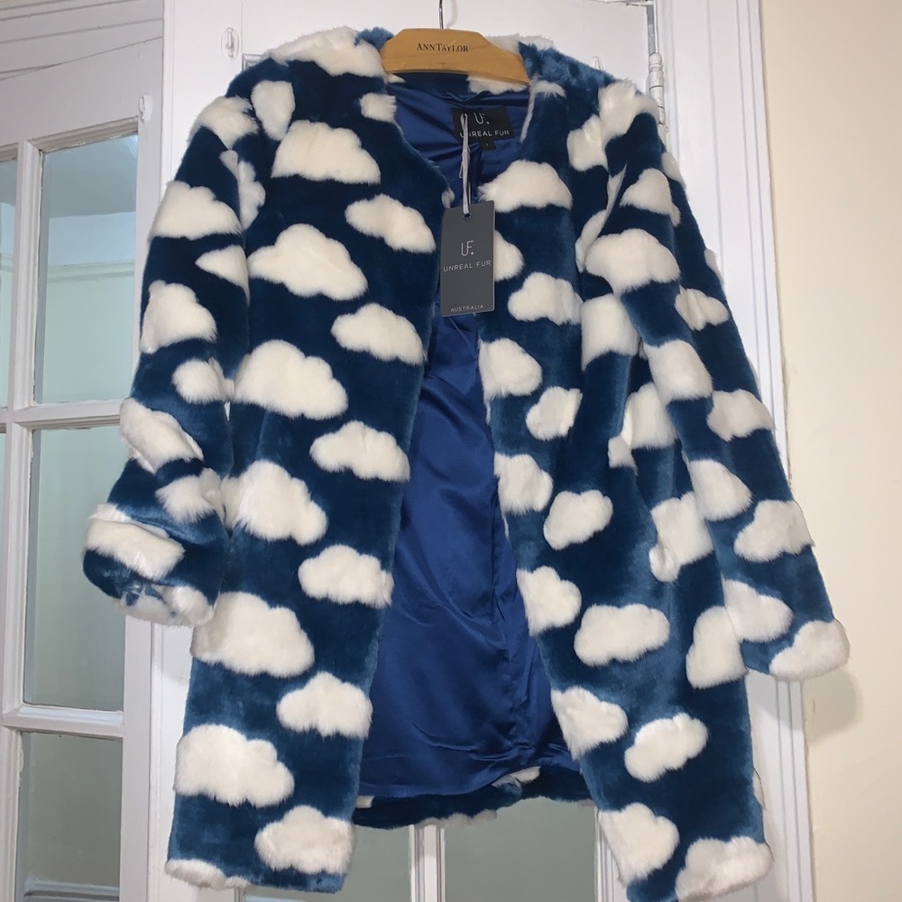 Unreal Fur Cloud Coat, Small